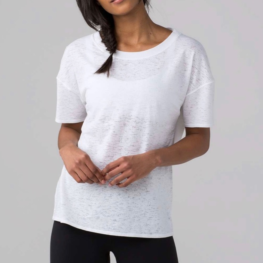 Lululemon Lightest Oversized Tee White Size 2